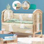 lit bébé multifonctionnel hauteur réglable filet moustiquaire table langer moderne