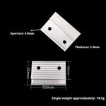 supports murals argentés modernes clips vis tasseaux fixation suspension tableaux miroirs minimalistes