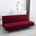 housse canapé moderne tissu géométrique extensible protection salon fauteuil gris vert rouge bleu marron