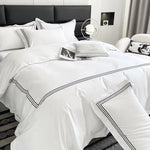 Ensemble housse couette et taies d'oreiller