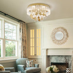 lustre moderne doré cristal papillons transparent led salon chambre éclairage contemporain facile