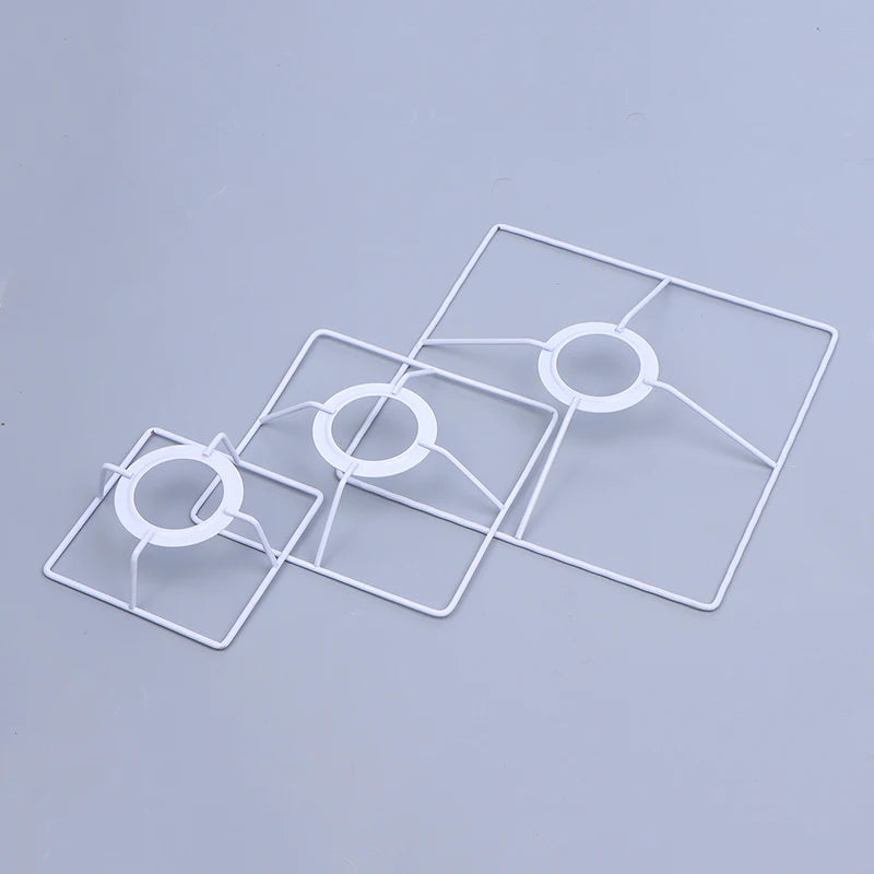 support lampe blanc moderne base bois lampe led