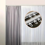 crochets rideau blanc moderne plastique silencieux tringle 100pcs 10pcs 200pcs 20pcs 50pcs