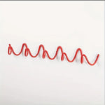 porte sacs murals modernes argenté noir rouge spirale lisse minimaliste crochets