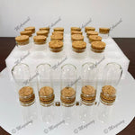 cloches verre liège transparents moderne 30x40 30x50 30x60 30x70 30x80 mm