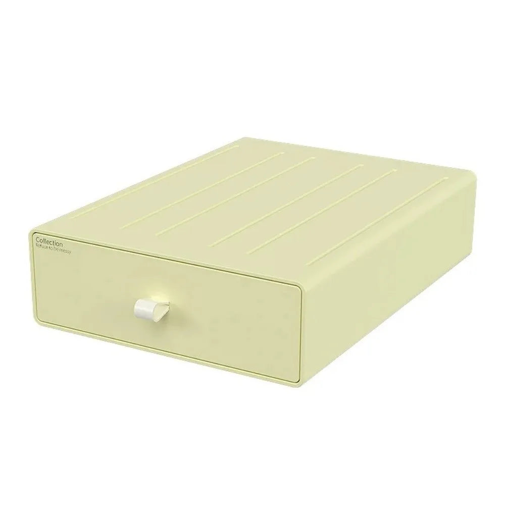 boîtes rangement tiroirs beige moderne respectueux environnement réutilisables poignées lisses opaques capacités