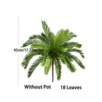 décoration intérieure plante artificielle arbuste feuilles vertes pot imitation végétal tropical maison