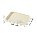 assiettes modernes plastique imprimées ours tasse cuillère serviette dessin animé minimaliste
