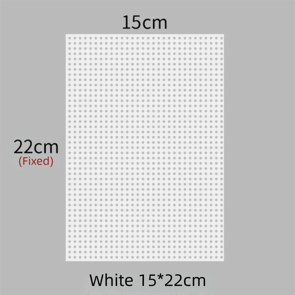 tissu perforé blanc motifs modernes kit broderie peinture coton différentes tailles pastorales fonds imprimables