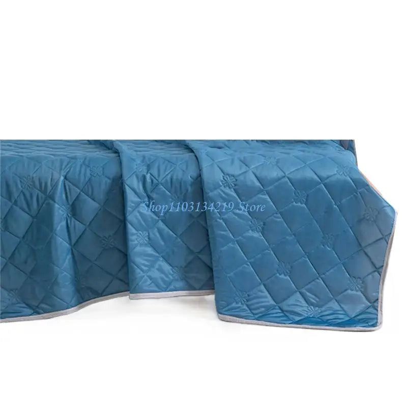 couverture polyestère moderne rose vert bleu motif géométrique opacité 200x230cm fixation