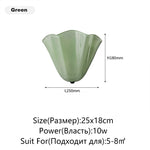 appliques murales led colorées verre transparent moderne éclairage quotidien blanc vert rose rouge