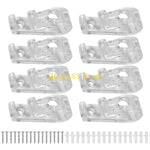 clips transparents vis fixation moderne sans motif tringle rideaux embouts vis