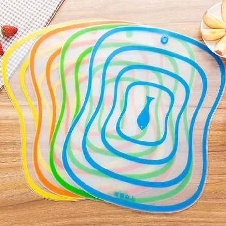 tapis cuisine flexible moderne bleu vert orange rayures concentriques respectueux environnement pratique