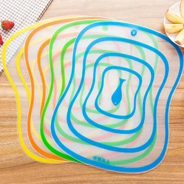 tapis cuisine flexible moderne bleu vert orange rayures concentriques respectueux environnement pratique