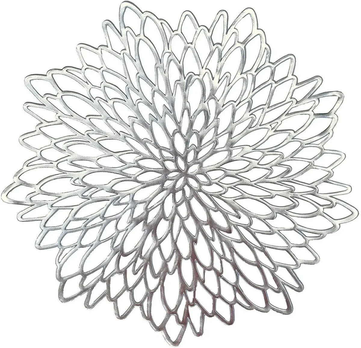 placemats dorés floral ajouré moderne respectueux environnement opaques variété tailles