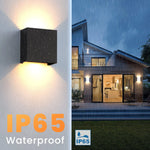 appliques murales led modernes noir blanc contemporaines intérieur fixées mur sources lumineuses 6w