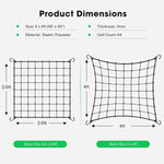 filet protection plantes noir maille régulière clips jardin élastique polyester pratique crochets support plantes