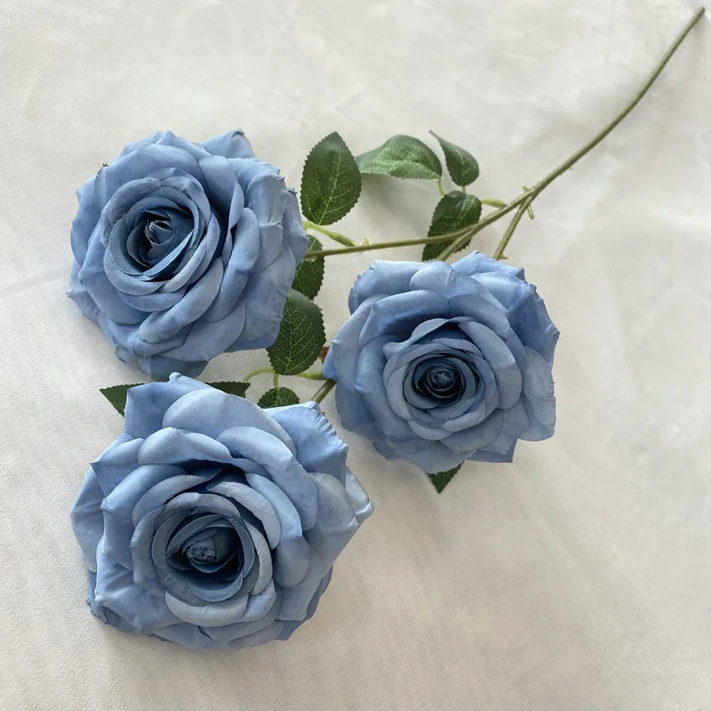 bouquet roses artificielles décoration mariage anniversaire intérieur classique blanc rose vert