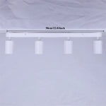 Spot moderne noir fixé plaque bras ajustables LED GU10 90260V(toucher ON/OFF)
