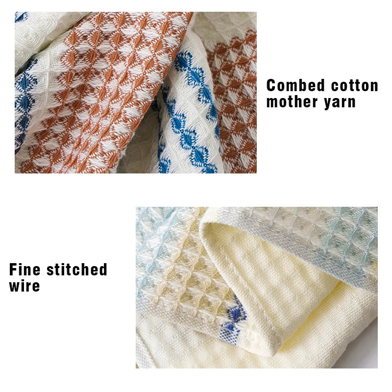 serviettes bain microfibre rayées lavables rapide absorption blanc rouge bleu jaune classique moderne toilette