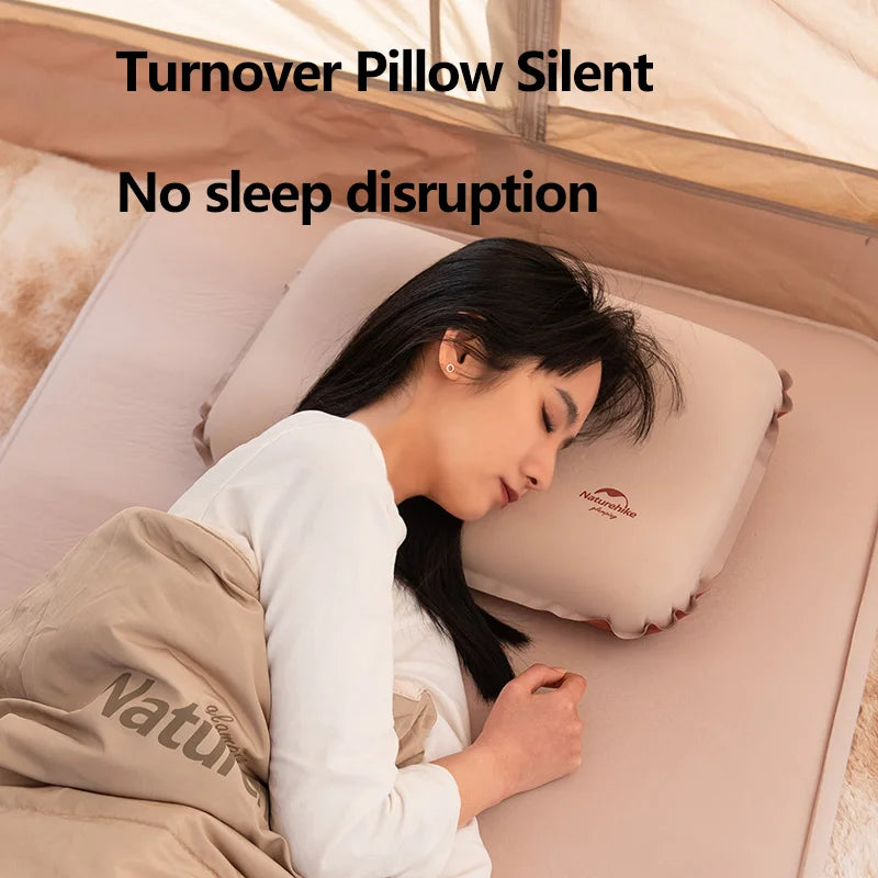 oreiller gonflable camping portable léger confortable sac rangement minimaliste adaptable voyage