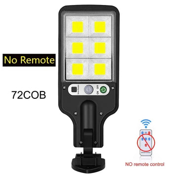 lampe rue solaire moderne noire led ip65 extérieure capteur mouvement fixée vis