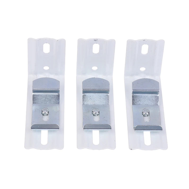 supports fixation mur blanc moderne eyelets accessoires stores rideaux enroulement