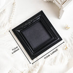 cadre decoratif noir baroque resine mural classique ornements decor maison tridimensionnel moderne