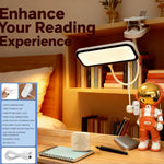 lampe led blanc moderne clip rechargeable tactile couleursflux lumineux ajustable étudiants travail