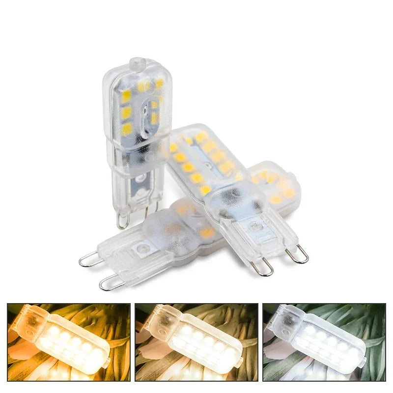 ampoule led g9 220v milky transparent moderne 3w 5w 7w 30000h lumens chambre salon