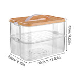 boîtes rangement empilables transparentes multicolores blocs construction clips fixations moderne jouets enfants