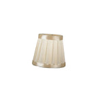 lampe table beige plissée classique abatjour tissu opaque élégante décoration maison fixe base solide