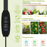 lampe led plante blanc noir moderne adhésif 12 ampoules supplémentaires pcs ultra mince