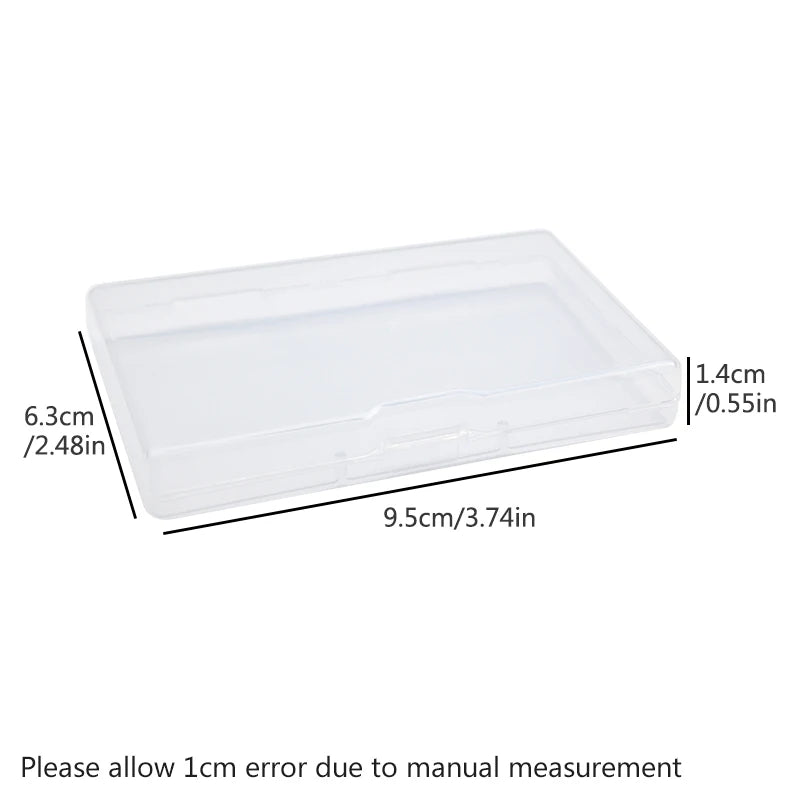 boîtes rangement transparentes empilables colorées poignée moderne 14.8cm 14.8cm 12.3cm