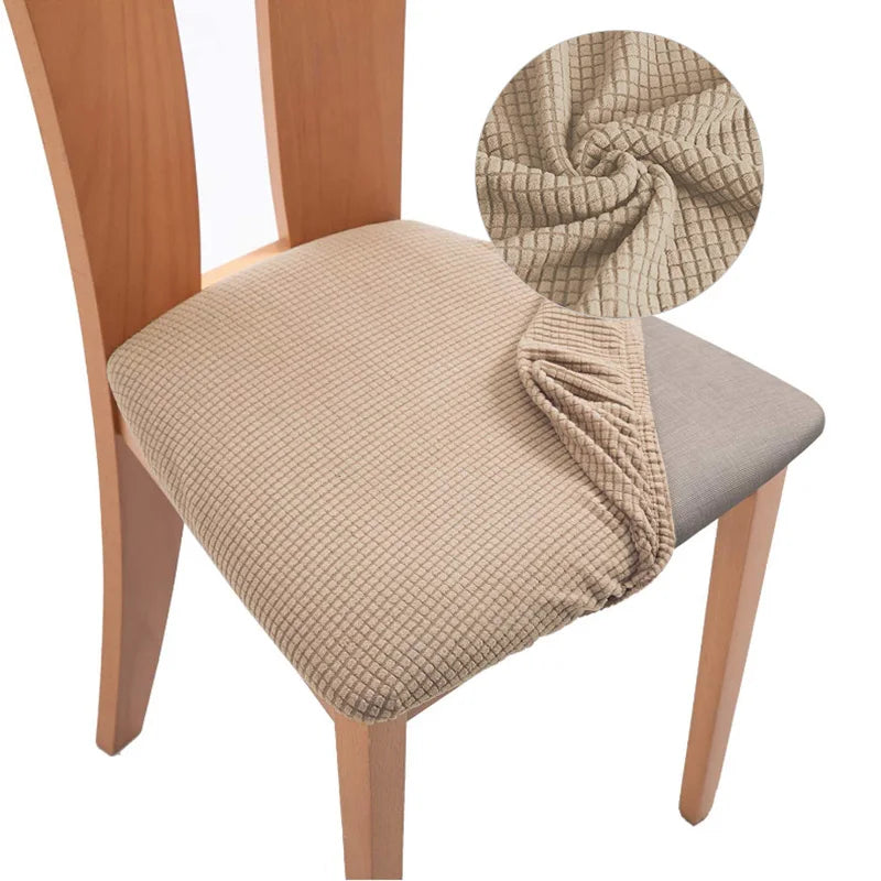 couvre siege chaise moderne polyester gris beige rose vert noir marron carreaux opacité lavable