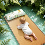 tapis sol moderne tissé géométrique beige marron foncé 50cm 130cm 56cm 100cm 60cm 120cm