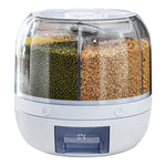 distributeur grains transparent moderne hermétique qualité alimentaire beige vert blanc