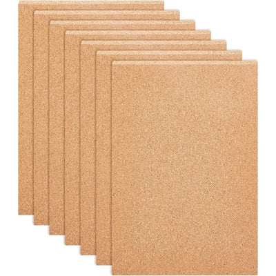 Feuille de liège adhésive 30x21cm couleur chêne rouge
