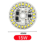 ampoule led 220v 12w 9w 7w 5w 3w cold white e27 circulaire smd
