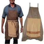 tablier cuisine gris quadrillé sangles réglables professionnel artisanal