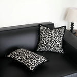housse coussin moderne léopard géométrique 100 polyester adhésif 30x50cm 45x45cm décoration canapé voiture