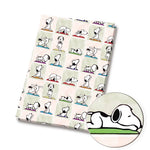 papier cadeau snoopy halloween espace fleurs autocollant illustration orange bleu marine noir blanc rose