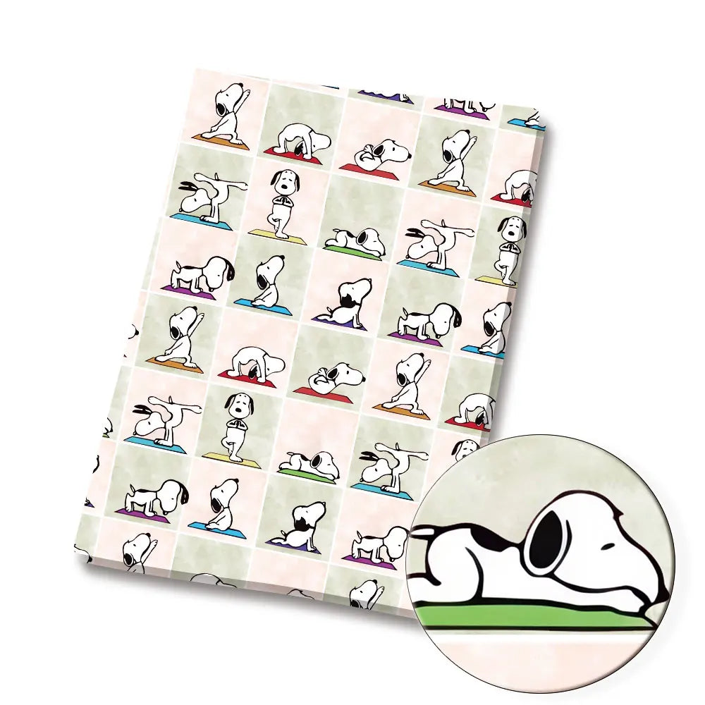 papier cadeau snoopy halloween espace fleurs autocollant illustration orange bleu marine noir blanc rose