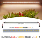 barre led croissance végétale blanc rouge bleu clips moderne connecteur câble