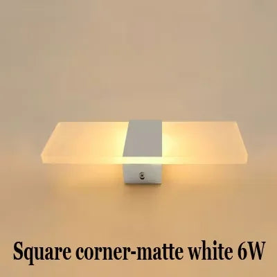 lampe murale moderne led blanc noir doré rectangulaire carré ovale mur fixe éclairage maison