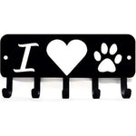 porte cle mural noir fer lettres sweet crochet organisation entree maison moderne