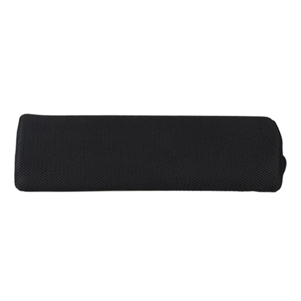 coussin massage pied noir tissu blanc moderne sous relaxation jambe support