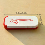 fil dentaire portable mini cure dents boîte rangement rouge blanc moderne pratique interdentaire
