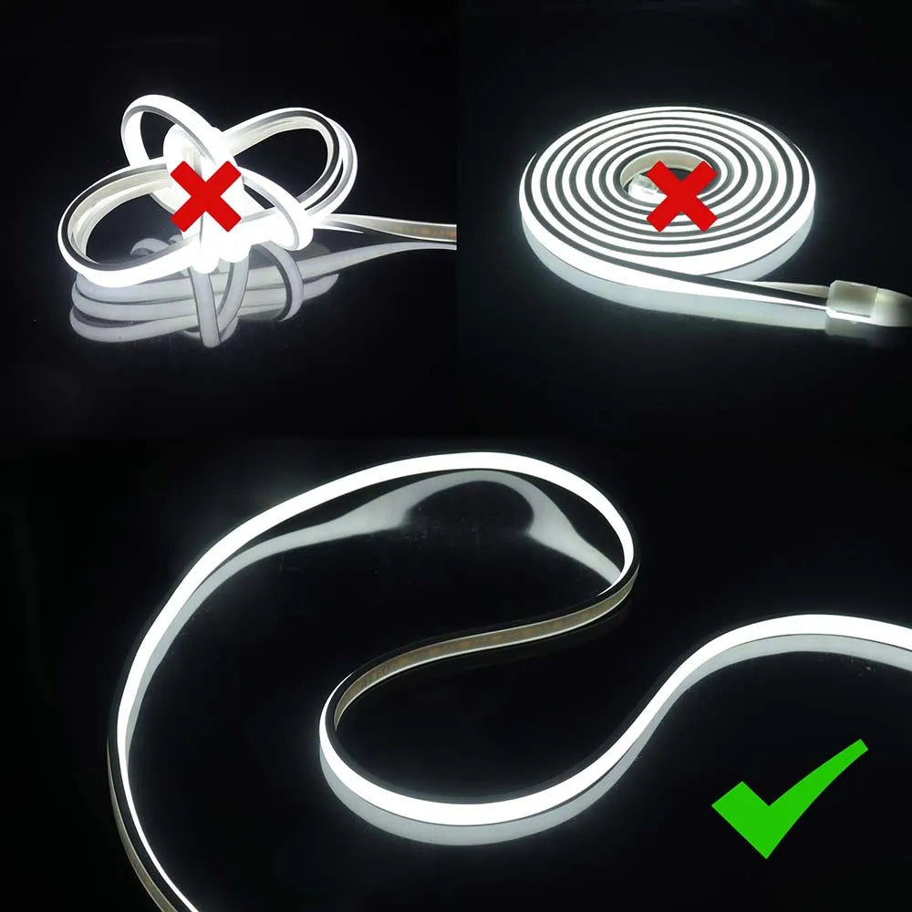 Détail des diodes LED COB 288 par mètre