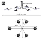 luminaire industriel suspension murale moderne abatjour opaque couleur noir argent doré